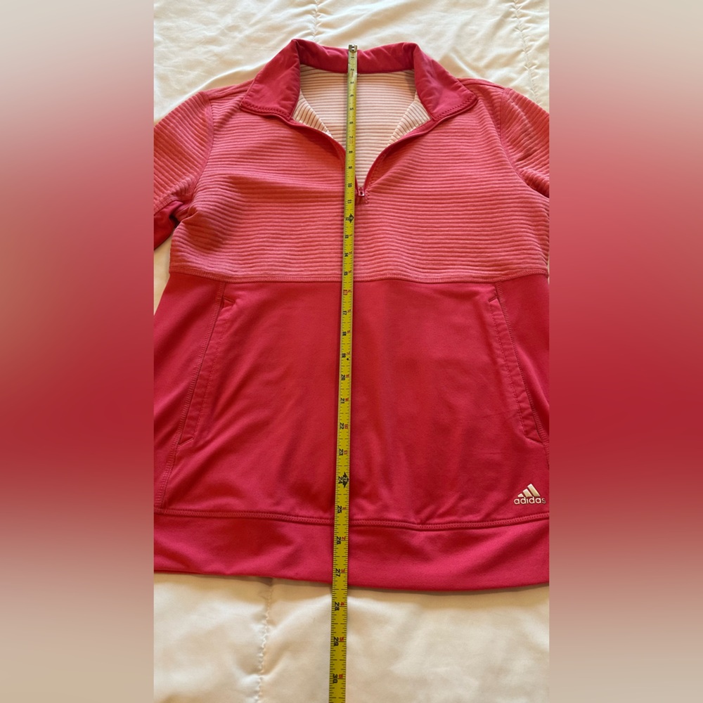 Adidas Women’s Coral Quarter-Zip Sweatshirt - Picture 3 of 9